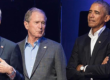 Bush and Obama at One America Concert