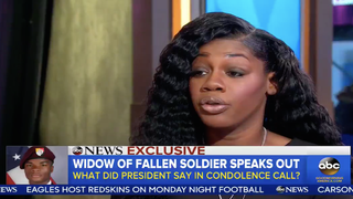 Gold Star Widow Breaks Her Silence on Trump Phone Call: ‘It Made Me Cry’ (Video)