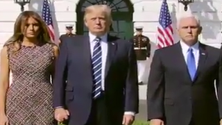 Trump and Pence Hold Moment of Silence for Las Vegas Massacre Victims