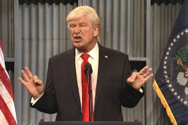 ‘SNL’: Baldwin’s Trump Commands Mike Pence to Leave Everything in Protest (Video)