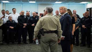 Trump Tries to Comfort Las Vegas, Avoid Gun Control Debate