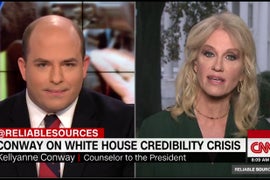 Brian Stelter Defends CNN to Kellyanne Conway: ‘We’re Not Anti-Trump, We’re Pro-Truth’ (Video)