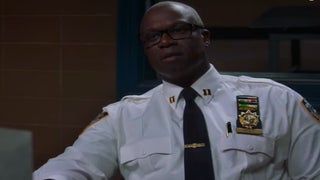 ‘Brooklyn Nine-Nine’: Holt Interrogates Squad in Missing Thanksgiving Pie Caper (Exclusive Video)
