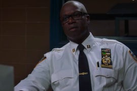 ‘Brooklyn Nine-Nine’: Holt Interrogates Squad in Missing Thanksgiving Pie Caper (Exclusive Video)