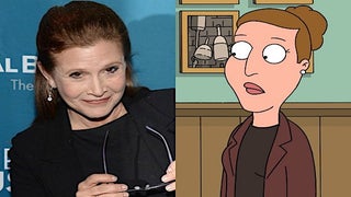 Carrie Fisher Returns for Tonight’s ‘Family Guy’ – and Plants a Kiss on Peter