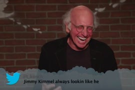 Larry David Losing It in These ‘Mean Tweets’ Outtakes Will Make Your Day (Video)