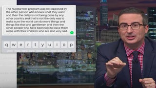 John Oliver Hilariously Breaks Down a Trump Speech: ‘Staggering How Incoherent He Is’ (Video)