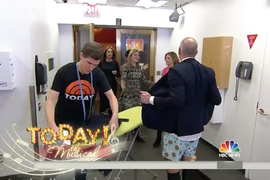 That Time Matt Lauer Dropped His Pants in Front of Female Co-Hosts in Cringeworthy 2014 Skit (Video)