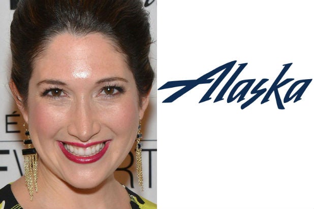 Randi Zuckerberg / Alaska Airlines Logo
