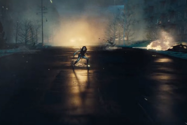 justice league trailer wonder woman color palette
