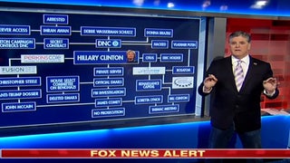 Hannity Trots Out the Mother of All Anti-Clinton Conspiracy Graphics, Confuses Everyone