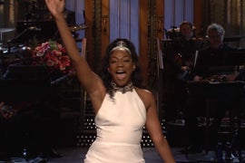 SNL’: Host Tiffany Haddish Uses Monologue to Ask Where Her ‘Girls Trip’ Money Is (Video)