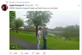 Donald Trump Retweets British Far-Right Leader’s Anti-Muslim Videos