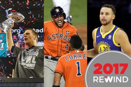 14 Moments That Rocked the Sports World in 2017, From Super Bowl Overtime to World Series Nail-Biter (Photos)