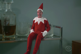 Bryan Cranston Is Santa’s Most Annoying Elf on the Shelf (Video)