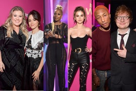 Ed Sheeran Toasts Atlantic Records Chair Julie Greenwald (Photos)