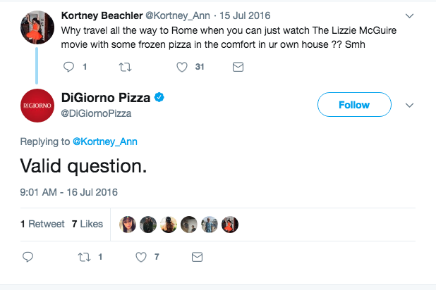 DiGiorno Twitter DiGiorno Twitter