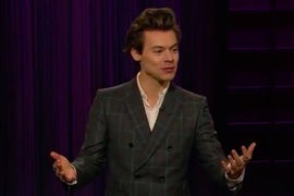 Harry Styles Filled in for James Corden so CBS Host Could Become a Dad (Video)