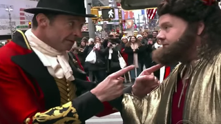 Hugh Jackman, Zac Efron and Zendaya Join James Corden for Broadway Edition of ‘Crosswalk Musical’ (Video)