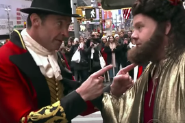 Hugh Jackman, Zac Efron and Zendaya Join James Corden for Broadway Edition of ‘Crosswalk Musical’ (Video)