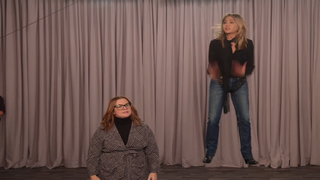 Melissa McCarthy Goes Gravity Truther, Fights Jennifer Aniston on ‘Kimmel’ (Video)