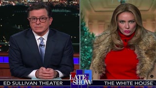 ‘Melania Trump’ Is Back on Colbert to Bash Ivana, Defend White House Christmas Decor (Video)