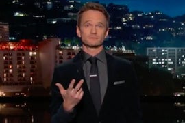 ‘Kimmel’ Guest Host Neil Patrick Harris Assures Audience: Matt Damon Is ‘Garbage’ (Video)