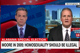 Roy Moore Spokesman Reamed for Bible Flub, Saying Gay Conduct Should ‘Probably’ Be Illegal