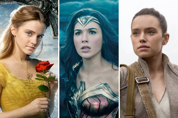 female women box office 2017 beauty beast wonder woman star wars last jedi