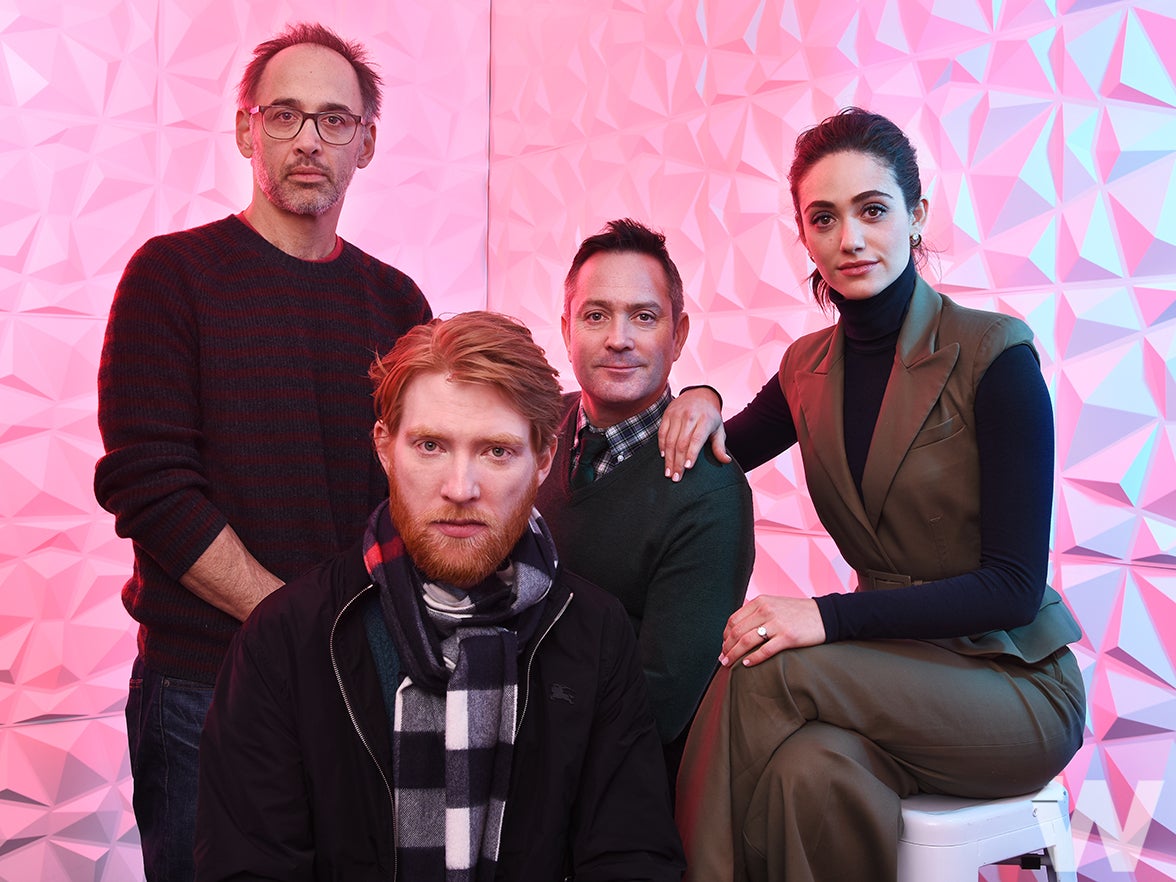 David Wain Domhnall Gleeson Tom Lennon and Emmy Rossum A Futile and Stupid Gesture David Wain Domhnall Gleeson Tom Lennon and Emmy Rossum A Futile and Stupid Gesture