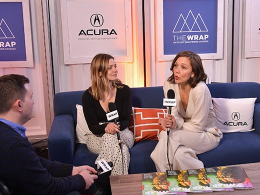 Sara Colangelo and actor Maggie Gyllenhaal of 'The Kindergarten Teacher'
