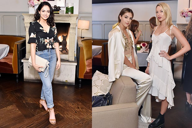 Bethany Mota, Sistine Stallone (L) and Princess Olympia of Greece a Bethany Mota, Sistine Stallone (L) and Princess Olympia of Greece a