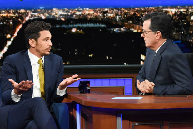 James Franco on The Late Show With Stephen Colbert