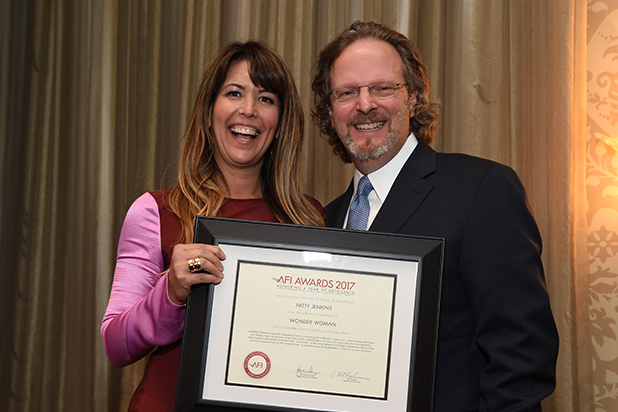 Patty Jenkins (L) and American Film Institute president and CEO Bob Gazzale Patty Jenkins (L) and American Film Institute president and CEO Bob Gazzale