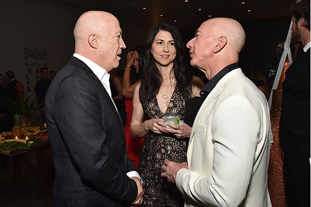 Brian Lourd, MacKenzie Bezos and Jeff Bezos Brian Lourd, MacKenzie Bezos and Jeff Bezos