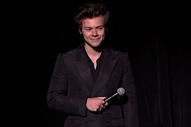 Watch Harry Styles, Bill Clinton Honor Fleetwood Mac at MusiCares Benefit (Video)