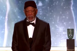 Morgan Freeman Explains ‘What’s Wrong’ With SAG Awards Trophy: ‘It’s Gender-Specific’ (Video)
