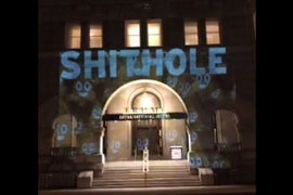 Video: The Word ‘Shithole’ is Being Projected Onto Trump’s DC Hotel