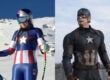 chris evans lindsey vonn captain america