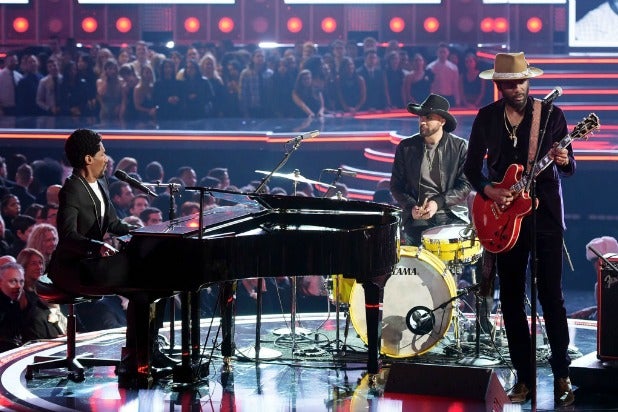 jon batiste gary clark jr chuck berry tribute grammys jon batiste gary clark jr chuck berry tribute grammys