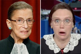 Ruth Bader Ginsburg Is Down With Kate McKinnon’s ‘SNL’ Version of Her (Video)
