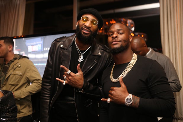 Andre Drummond & LeVeon Bell_Let It Fly NBA All Star Event copy Andre Drummond & LeVeon Bell_Let It Fly NBA All Star Event copy