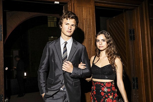 Ansel Elgort and Violetta Komyshan GQ 2017 NBA-All Star