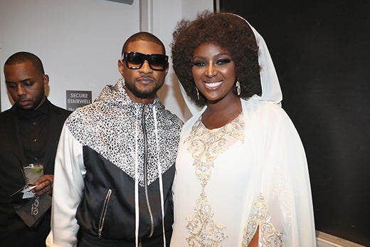 Usher and Amara La Negra