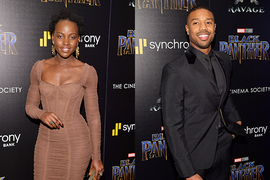 Find Out Why ‘Black Panther’s’ Michael B. Jordan Has to Do Push Ups for Co-Star Lupita Nyong’o