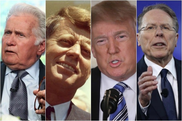 Martin Sheen JFK Trump NRA