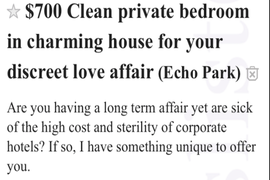 Cheat on Your Spouse at My House, Says Strange Man on Craigslist (Podcast)