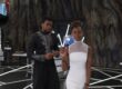 black panther back to the future II letitia wright shuri chadwick boseman t'challa