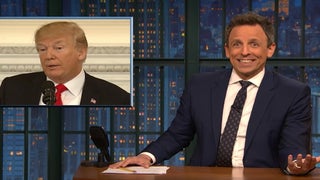 Seth Meyers Clowns Trump for Being a ‘Fake Tough Guy’ When Talking About Parkland Shooting (Video)
