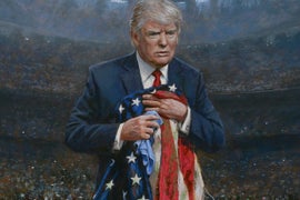 Sean Hannity Posts Bizarre Right-Wing Painting, and It Becomes an Instant Meme